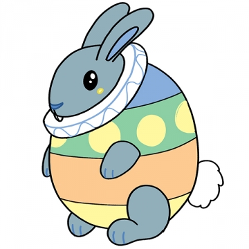 Mini Squishable Easter Egg Bunny