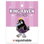 King Raven Enamel Pin