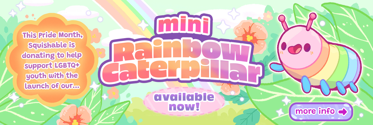 Mini Rainbow Caterpillar available now!