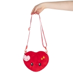Squishable Heart Fuzzy Crossbody Bag