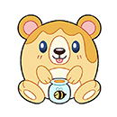 Mini Squishable Honey Bear