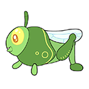Mini Squishable Grasshopper