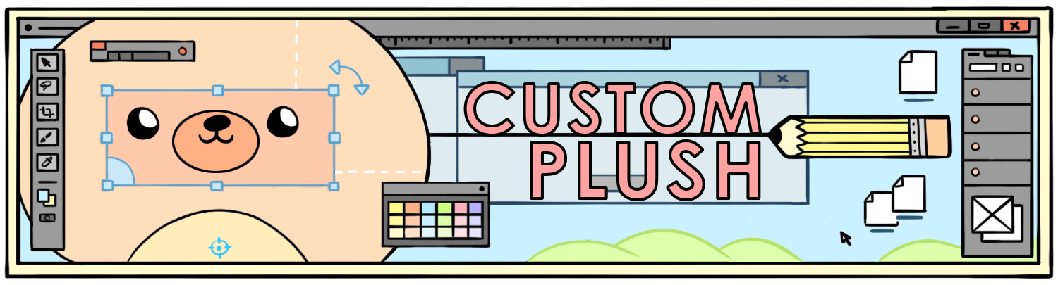 Custom Plush banner