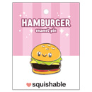 Hamburger Enamel Pin thumbnail