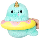 Mini Squishable Sparkles the Narwhal in Donut thumbnail