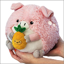 Mini Squishable Pig Holding a Pineapple thumbnail