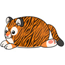 Mini Squishable Tiger