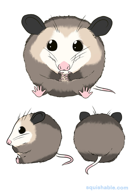 Squishable Opossum