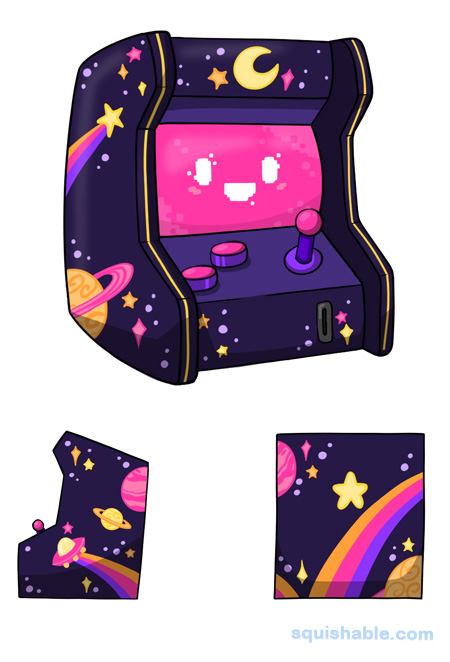 Squishable Arcade Machine