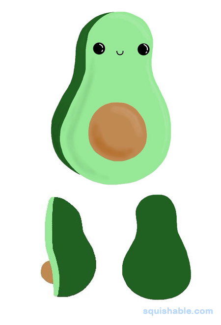 Squishable Avocado