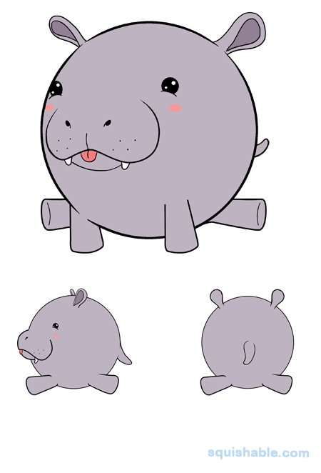 Squishable Baby Hippo