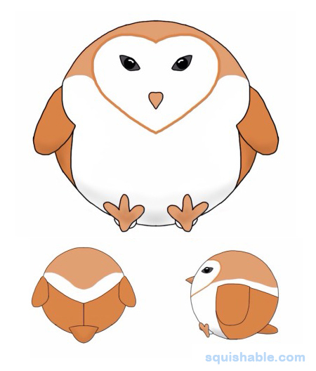 Squishable Barn Owl