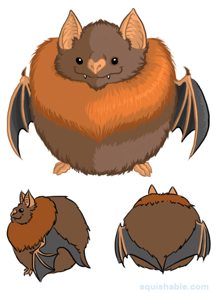 Squishable Brown Bat