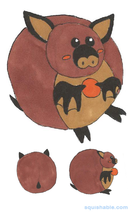 Squishable Fruit Bat
