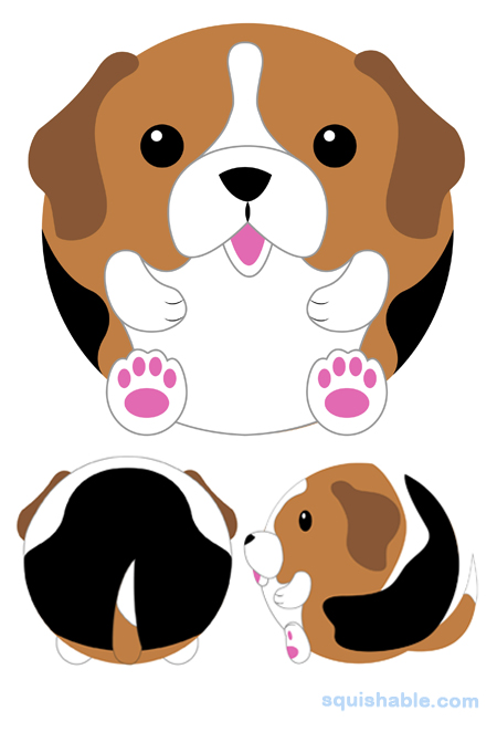 Squishable Beagle