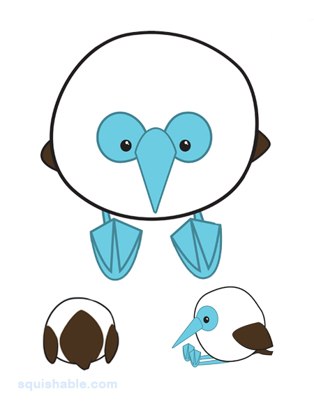 Squishable Blue-Footed Booby