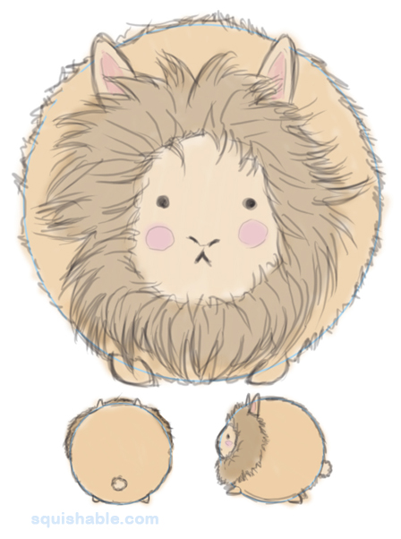 Squishable Lionhead Bunny
