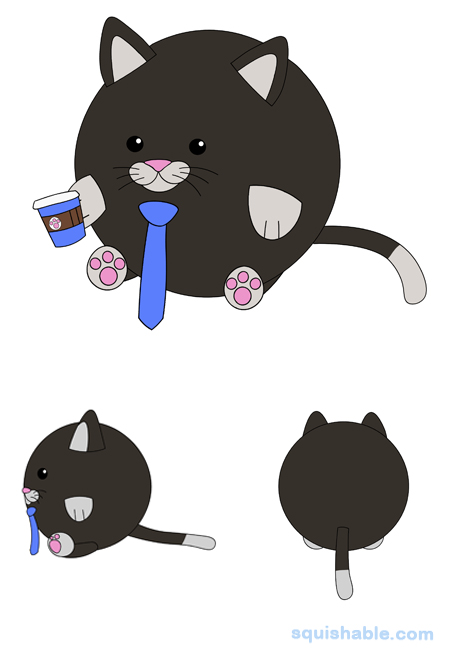 Squishable Business Cat
