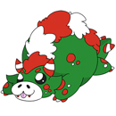 Squishable Candy Cane Dragon