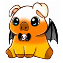 Squishable Candy Corn Pig