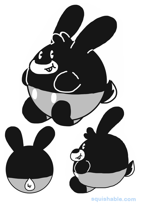 Squishable Classic Cartoon Rabbit