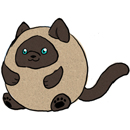 Squishable Miss Miso the Siamese Cat thumbnail