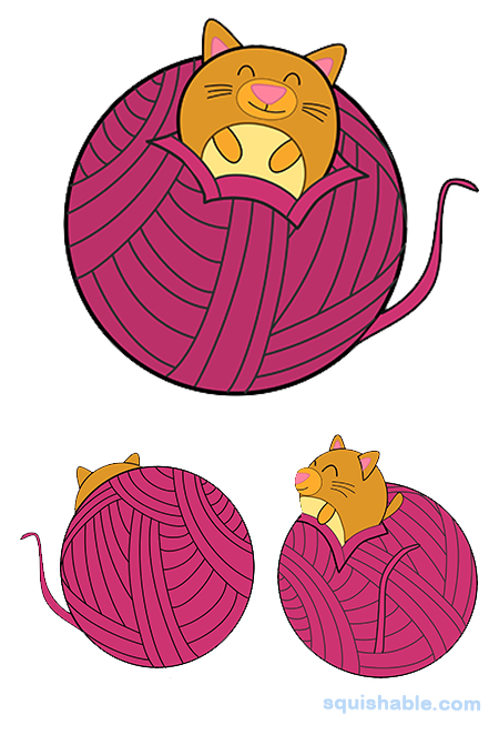 Squishable Cat in Yarn