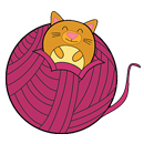 Squishable Cat in Yarn