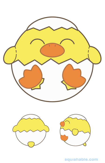 Squishable Chick and Egg