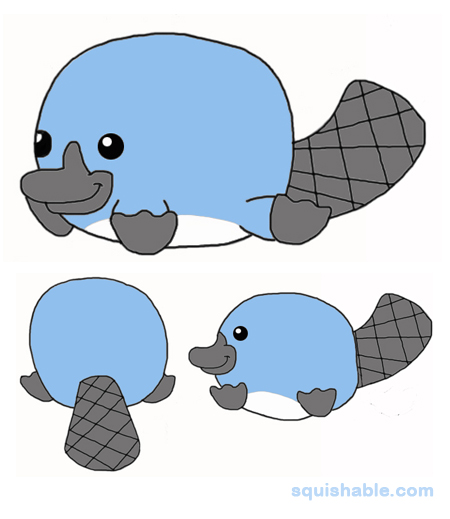 Squishable Chilly Platypus