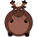Squishable Chocolate Moose