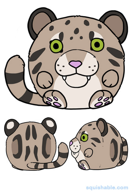 Squishable Clouded Leopard