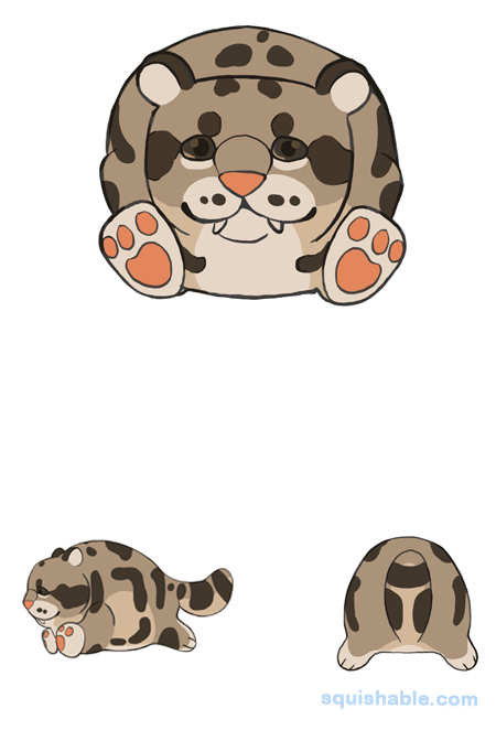 Squishable Clouded Leopard