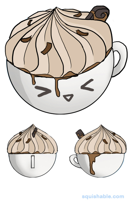 Squishable Whipped Cream Coffee