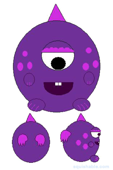 Squishable Purple People Eater