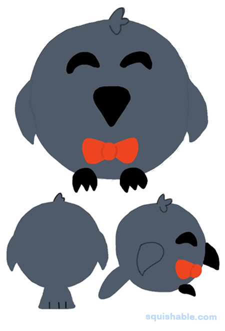 Squishable Crow