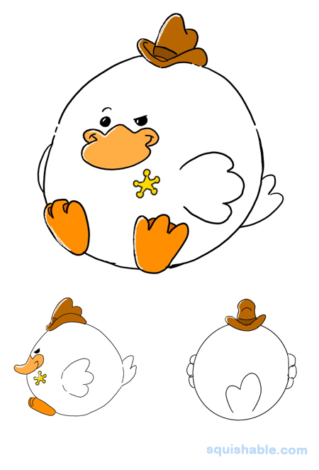 Squishable Deputy Duck