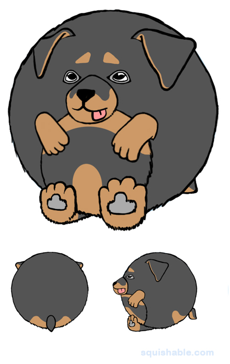 Squishable Rottweiler