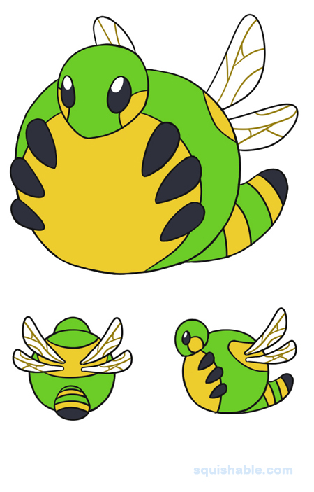 Squishable Green Dragonfly
