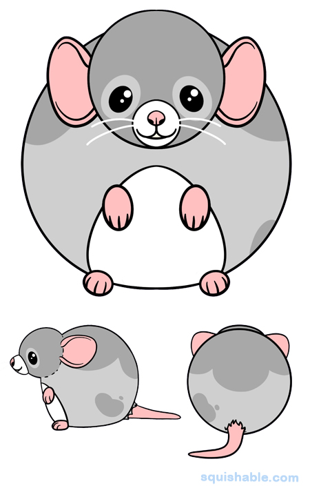 Squishable Dumbo Rat