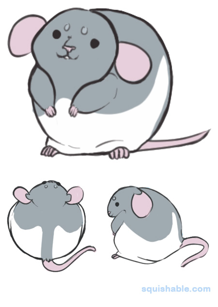 Squishable Fancy Dumbo Rat