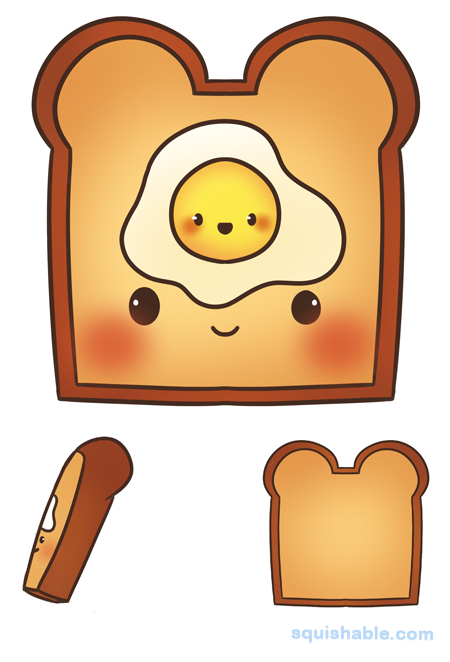 Squishable Egg Toast