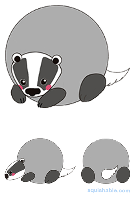Squishable European Badger