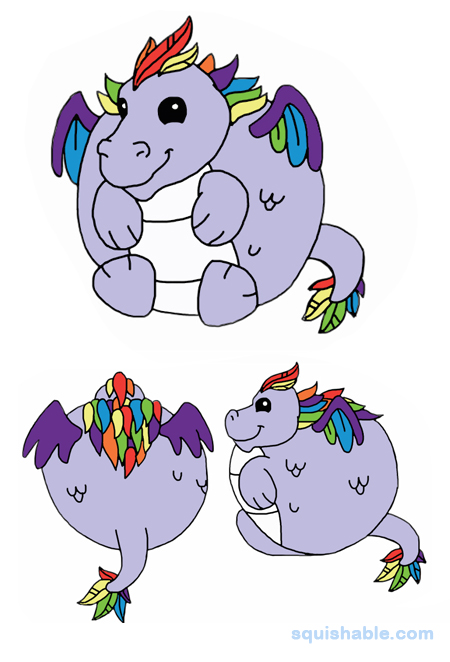 Squishable Feathered Dragon