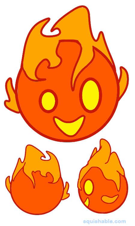 Squishable Fire Elemental