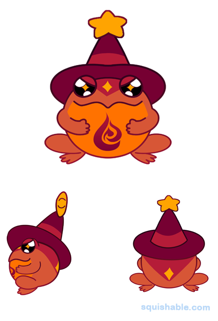 Squishable Fire Toad