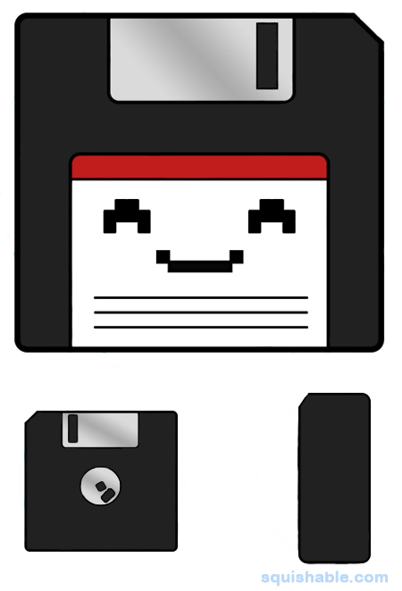Squishable Floppy Disk