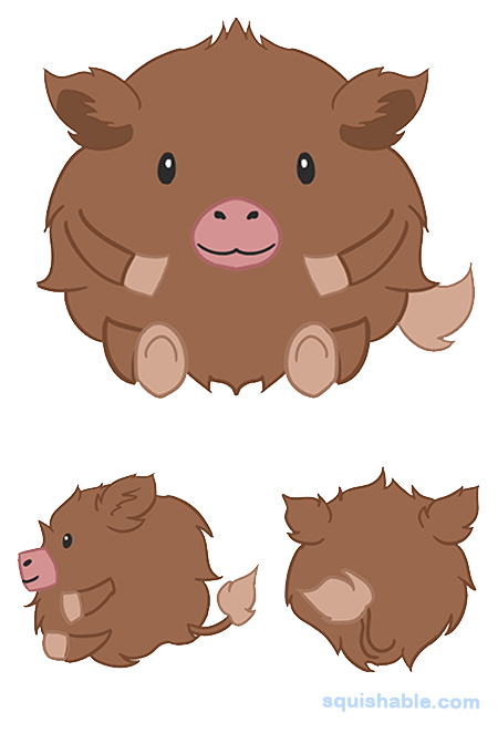 Squishable Fluffy Cow