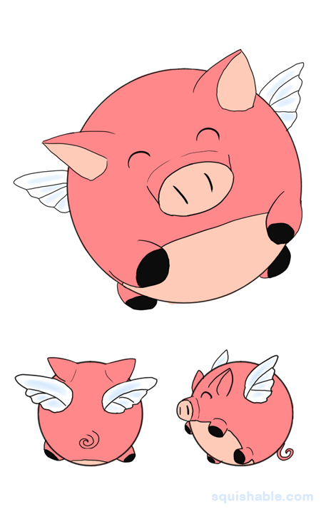Squishable Flying Pig