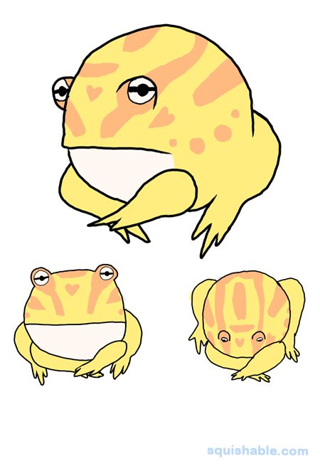 Squishable Albino Pac Man Frog